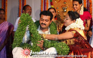 Santhosh Susha bhavan Kala Aiswarya Wedding